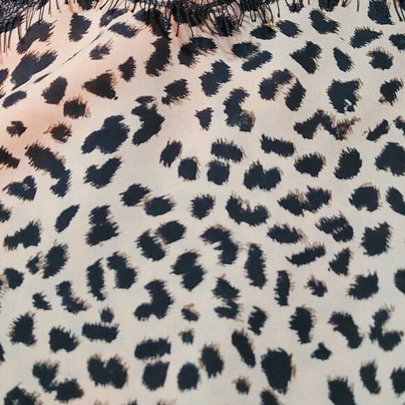 Lace and leopard print top - Picture 8 of 8